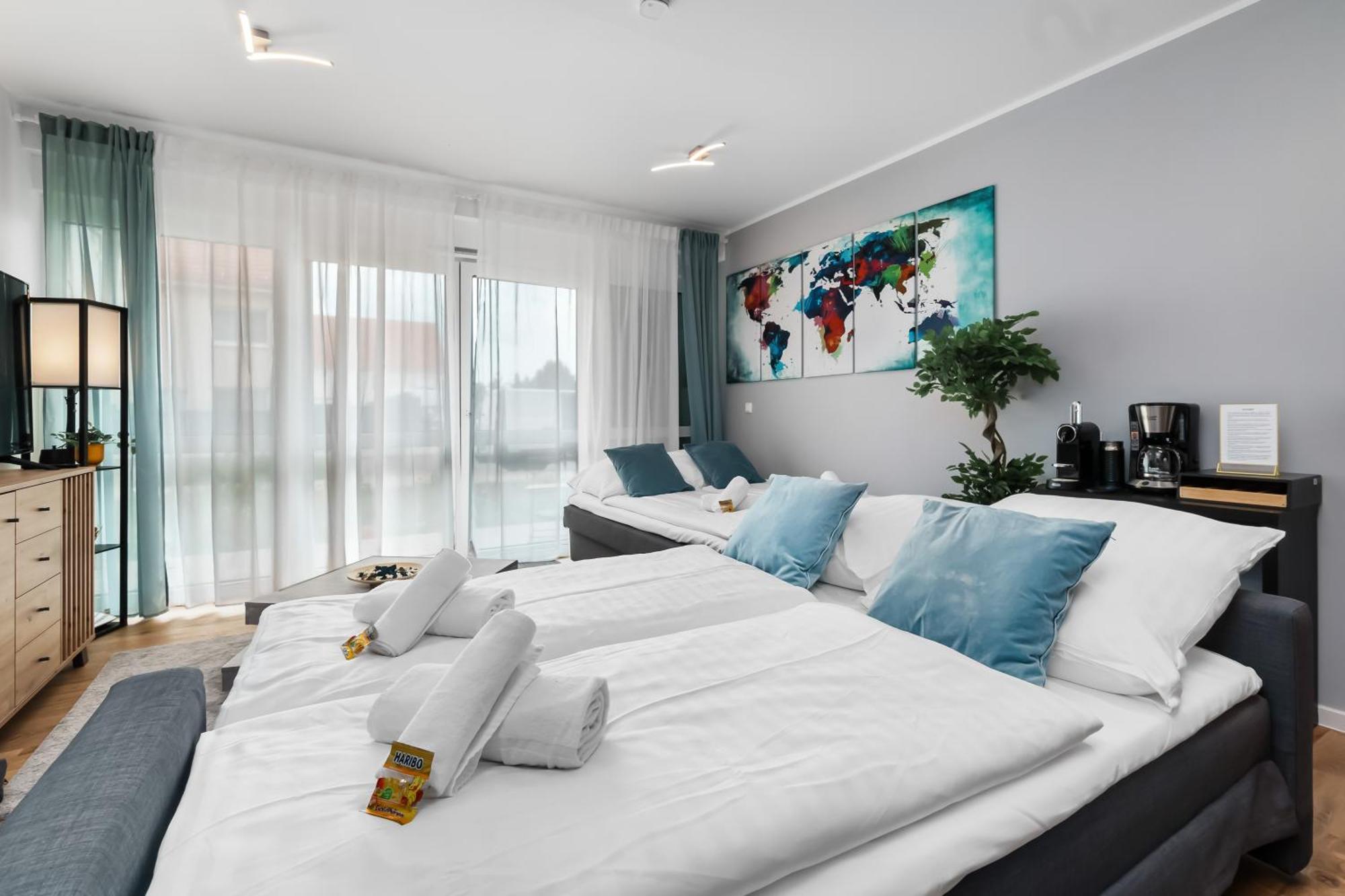 דירות שקאודיטז Design Luxus, Vollausstattung, Neubau, 30Min Hbf Leipzig 8, Naehe Flughfaen, Bmw, Dhl, Amazon מראה חיצוני תמונה